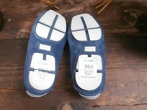 Hugo Boss “Drefinno” Navy Blue Suede Loafers/Driving Moccasins Size 9.5