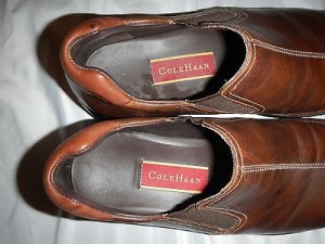 Men’s COLE HAAN Sz 8 M Brown Leather Slip On Casual Loafer Shoe’s~FREE SHIPPING!