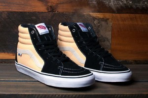 Vans sk8 hi pro BMX old school skateboard high top black and yellow men size 9.5