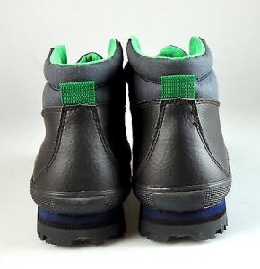 $325 NIB Diesel Brown/Green Leather/Canvas Hiking Boots US 8 EUR 40.5 JPN 26