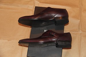 Brand New w Box Hugo Boss Black Metanno Monkstrap Shoes for Men, Size US 12