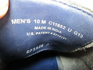 Cole Haan AIR COLTON Leather Derby Plain Toe Gray 10M