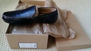 Cole Haan Hudson Driver Venetian Black Slip Ons Size 11