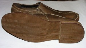 Cole Haan Dryden Slip-Ons Loafers, Leather Upper, Center Seam, Brown, 9.5 M, New