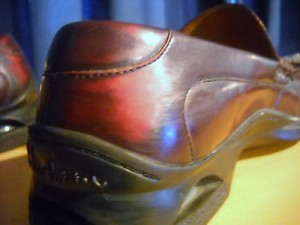 COLE HAAN NIKE AIR DARK BURGUNDY CASUAL SLIP ON SHOES MEN’S 8M