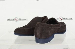 New Mens Cole Haan Stylish Brown/Blue Leather Loafers Shoes Sz. 8 M