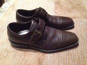 cole haan brown pebble grain men’s shoes  size 9 1/2 Med