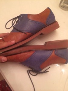 Cole Haan Franklin Saddle Bourbon Ocean Suede Size 11 M MSRP $198 80% Off