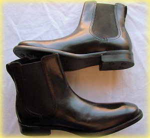 Cole Haan+Nike Air Black Leather Men Boots Size 8 1/2