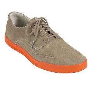 Cole Haan Nike Air Jasper Wingtip Leather Bark Brown Orange Casual 11.5