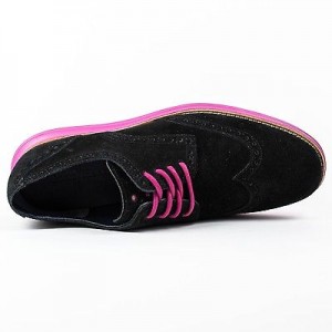 COLE HAAN LUNARGRAND WINGTIP BLACK SUEDE C11098 2B2