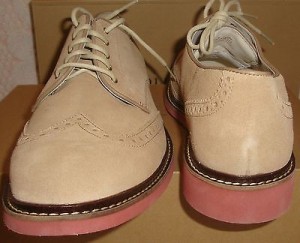 NEW COLE HAAN Air Franklin Wing II Milkshake Suede Shoes size 10.5  ret $198