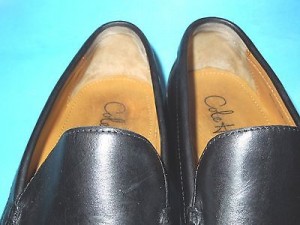 COLE HAAN NIKE AIR MEN’S BLACK ,LEATHER LOAFERS , SLIP ON SHOES SIZE 10 M